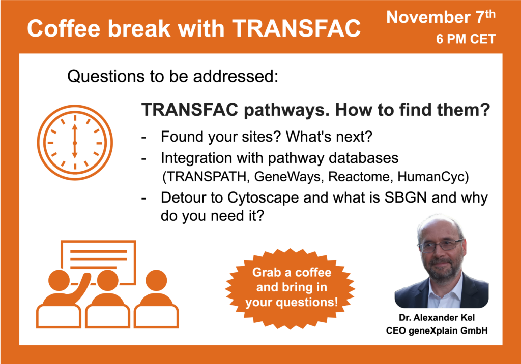TRANSFAC pathways. How to find them? 